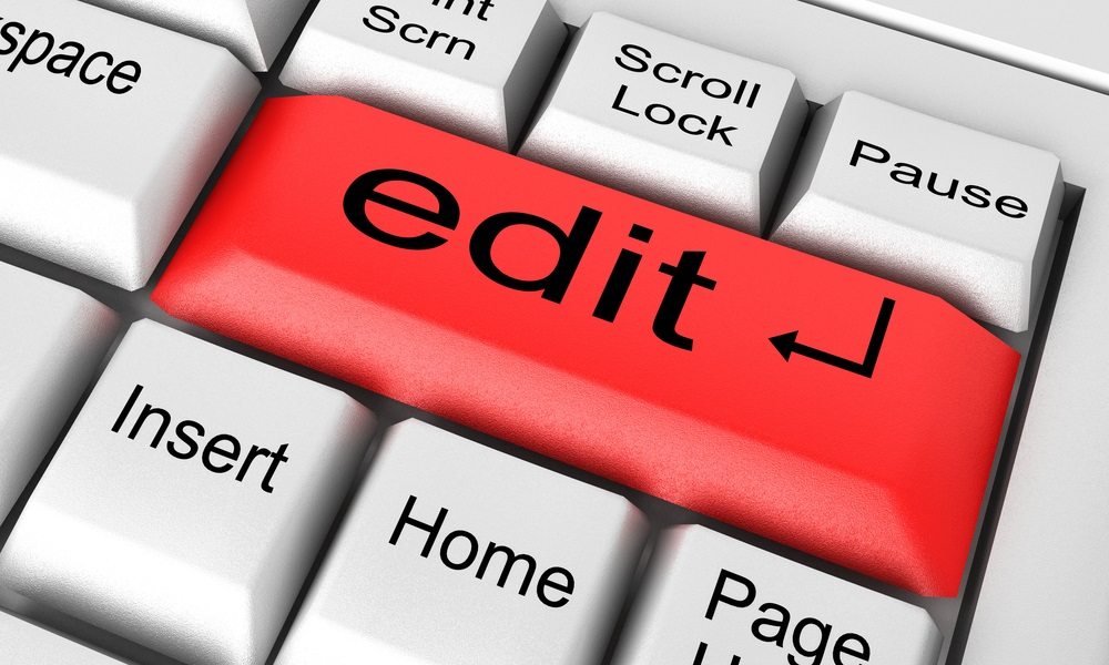 edit your work
